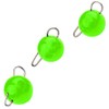 Trout Master Tungsten Bottom Jigs - 3 Tungsten Heads, Weight/Colour: