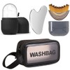 Kit de Belleza 4 en 1,Masaje linfático, gua sha,Compresas de