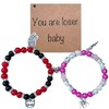 MIXFOSAHN Hazbin Angle Love Husk Bracelets Anime Merch Cosplay Matching