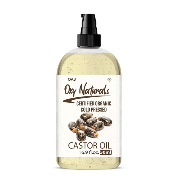 Oxy Natural Pure and Natural Castor Oil for Hair, Skin,