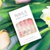 EYZOTSF Press on Almond Nails Medium Length Glossy Full Cover
