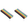 0-9 Coded Clip-On Wire Markers, 6Mm2 Number Tube Wire Number
