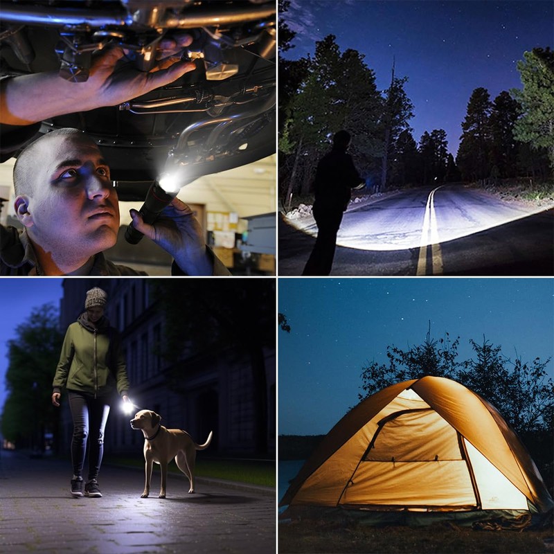 Lighting EVER LED Flashlights High Lumens, Small Flashlight, Waterproof, Adjustable