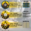 Grinding Cutting Wheels 5 inch Set - PRETEC 5" 20