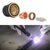12Pcs Nozzle Electrode Kit Brass Plasma Torch Electrode Nozzle Tip