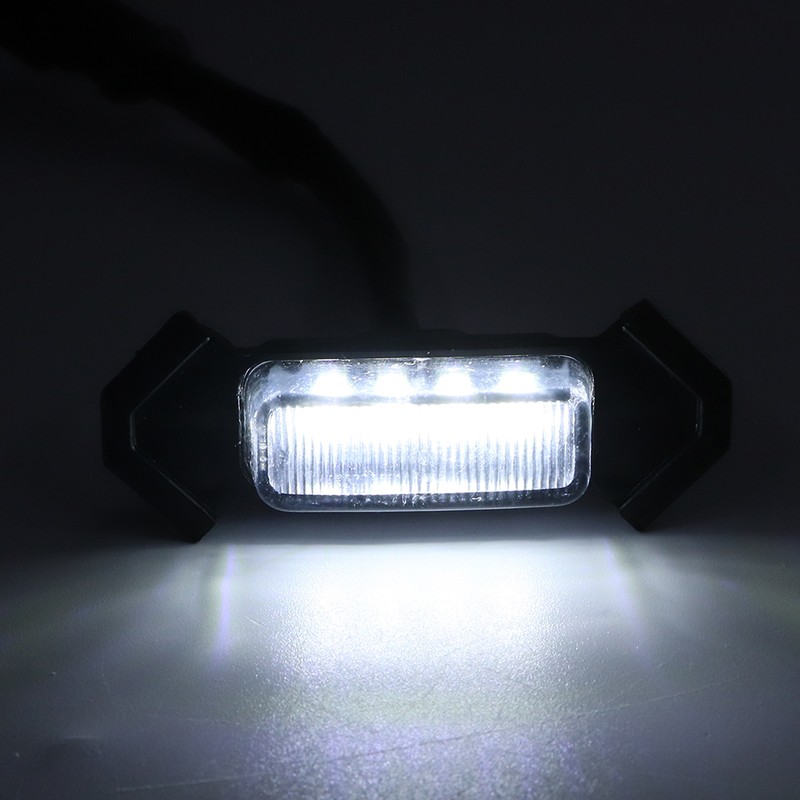 4pcs 12V Car LED Grille Light High Brightness Accessory Fit