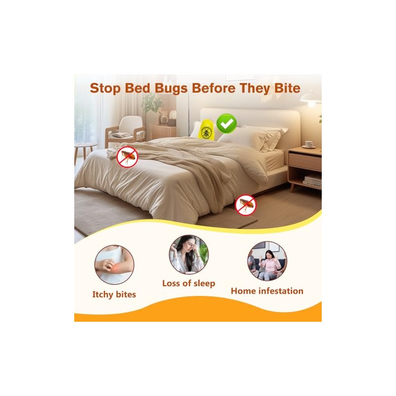 16 Pack Bed Bug Repellent Pouches for Home, Travel, Indoor