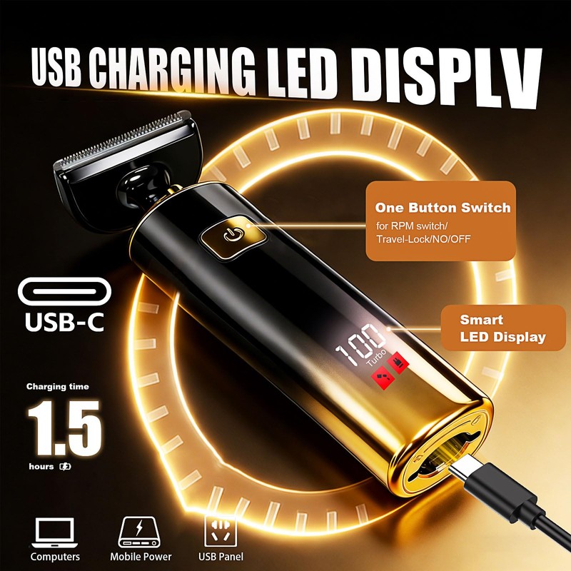 Back Shaver for Men, 5 in 1 Men Back Shaver
