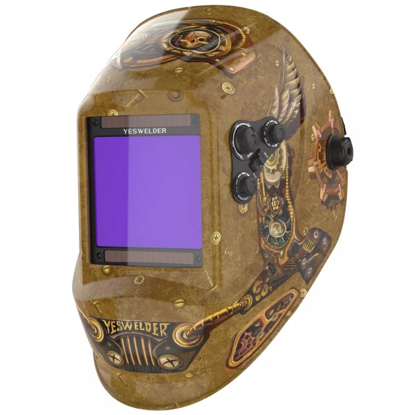 YESWELDER Auto Darkening Welding Helmet, 4 Arc Sensor for TIG