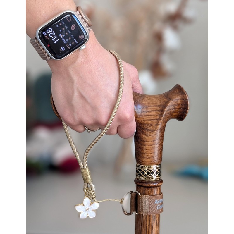 Asterom Cane Strap for Women, Walking Cane Accessories - Fashionable