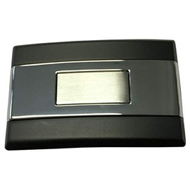 BELTINGER Belt Buckle 3.5 cm | Buckle Interchangeable Buckle Belt Buckle 35 mm Solid | For Interchangeable Belts up to 3.5 cm Wide, silver, black