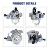 Powtol GX390 13HP Carburetor for Honda GX 390 Engines Pressure