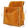 Cowhide Tool Waist Bag Multifunctional Tool Pocket Pouch Belt Tool
