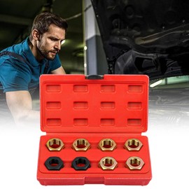 Rethreading Tool Kit | Thread Chaser Set Metric Restorer Kit - Hex Tap Die Repair Tool Rethreading Tapping Accessories for Bolts