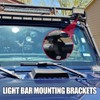 Tecledsn 2PCS LED Light Bar Horizontal Bar Clamp Mounting Kit,