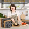 LAEMYFYRE Cutting Board Organizer Kitchen Organizer Rack for Cutting Board,