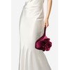 BABEYOND Clutch Purses for Women - Evening Bags Flower Satin