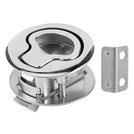 Stainless Steel 316 Marine Pull Latch No Key Flush Boat Latches Slam Lift Handle Deck Hatch Hardware