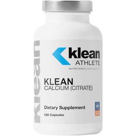 Klean ATHLETE- Citrato de calcio Klean: para la salud y la densidad ósea Apoyo óseo para deportistas* Sin gluten, vegano y