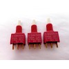 E-Switch Lot of 3 SPDT Momentary Mini Push Button Switch,