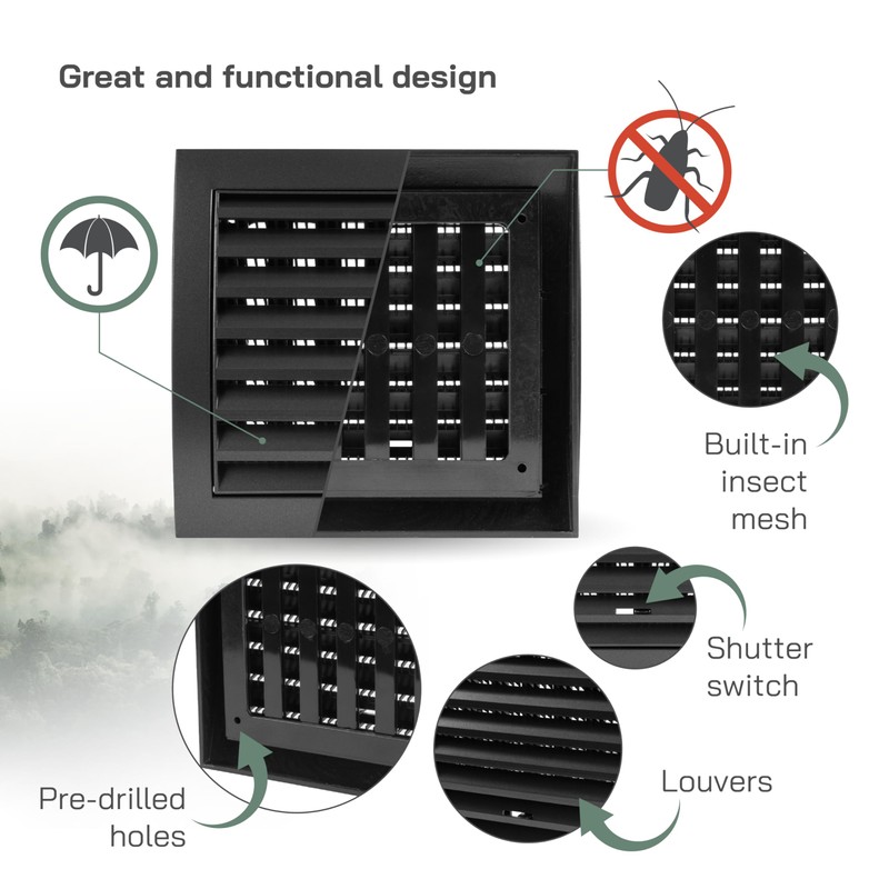 Vent Systems 150 x 150 mm / 6 x 6
