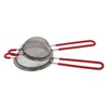 3Pcs Fine Mesh Strainers,Stainless Steel Double Mesh Food Strainers with