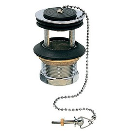 SANEI PH33-32 Washbasin Drain Parts, Horizontal Hole Drain Stopper, Overflow, For Pipe Diameter 1.3 inches (32 mm)