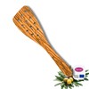 Hansi/Olive Wood Spatula Curved with 12 Holes