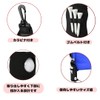 Orimake Golf Ball Case for 3 Pieces, Carabiner Included, Plain,