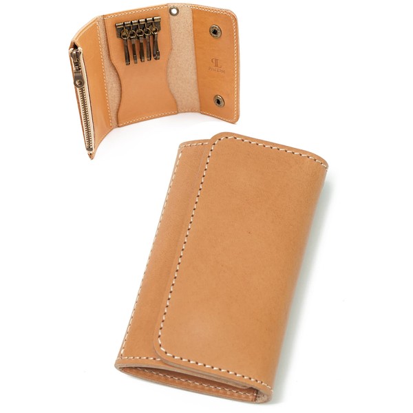 Profline Key Case, Men's Coin Purse, Tochigi Leather, Genuine Leather,