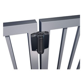 D&D Technologies TruClose TCHD1AS3BT Heavy Duty Self Closing Pool & Child Safety Gate Hinge (No Alignment Legs, Metal Gates, Black)