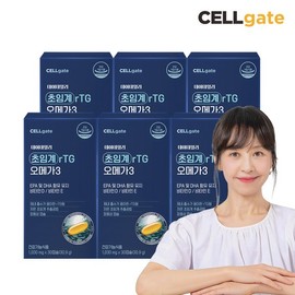 Seo Jung-hee Daydaily Supercritical RTG Omega-3 x 6 boxes / 서정희 데이데일리 초임계 알티지(Rtg) 오메가3 x 6박스