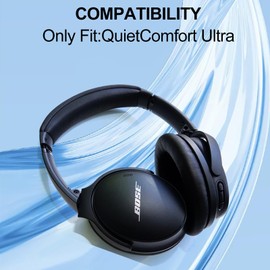 T Tersely Replacement Earpads for Bose QuietComfort Ultra with Upgraded Memory Foam and Premium Material,Ear Pads Cushions with Softer Protein Leather