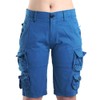 FOURSTEEDS Bermudas de sarga con cordón para mujer, de ajuste