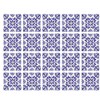 Poromoro Spanish Portuguese Azulejo Style Backsplash Peel and Stick Tile