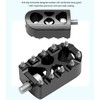 Anti-Skid Gear Shifter Peg Wide Shift Peg 360° Roating Pegs