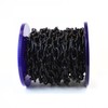 Strong JBP Jet Black Plated Heavy Duty Steel Chain 5MM
