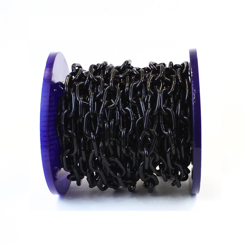 Strong JBP Jet Black Plated Heavy Duty Steel Chain 5MM