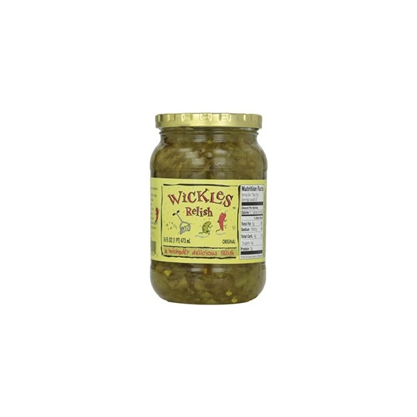 Wickles Sweet Relish, 16-ounce Jars (Pack of 12)