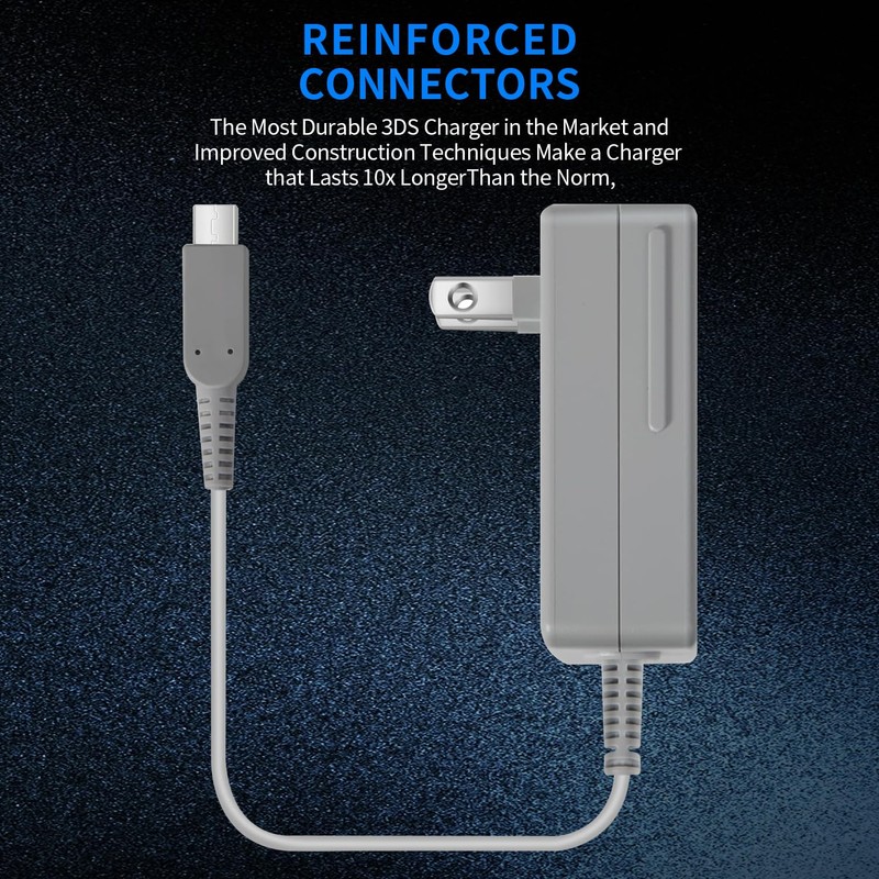3DS Charger Power Adapter - OEM Original Replacement Power Supply