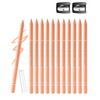 12 Pcs Barber Pencil for Lineup, White Nude Black Magic