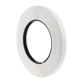 PNXKTXO 3/4 inch x 164 ft White Melamine Edge Banding Roll Iron on Pre-Glued Heat-Activated Flexible Veneer Edging for Furniture, Cabinets, DIY Woodworking