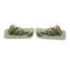GXARTS 2Pcs Left and Right Grey Headlight Washer Spray Nozzle