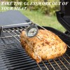 Meat Thermometer Oven Safe, 2 Pieces Dishwasher Safe Meat Thermometers