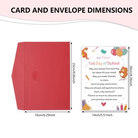 First Day of Kindergarten Gifts, 1st Grade School Supplies, Back to School Cards for Teen Girls, Back to School Supplies for Students, First Day of School Gifts for Kids, Aesthetic School Stuff