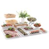 Gastronorm trays with slim rim