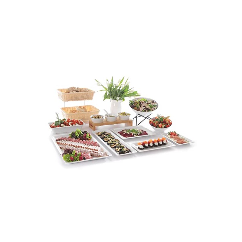 Gastronorm trays with slim rim