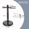 GMYIAK Razor and brush stand, razor holder with marble base