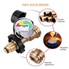 100 lb Propane Tank Adapter, Universal Fit Pol to Qcc1