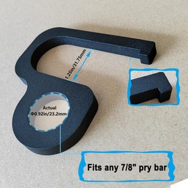 Wdwlbsm Wdwlbsm 2 PCS Lower Control Arm Prying Tool, Suspension Specialty Bushing Tool, Lower Ball Joint Pry, Control Arm Tool Bushing Removal Tool Designed to Work With a 7/8" Diameter Pry Bar Hook